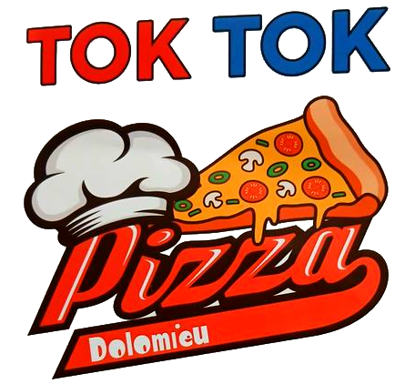 Logo de TOK TOK Pizza.
