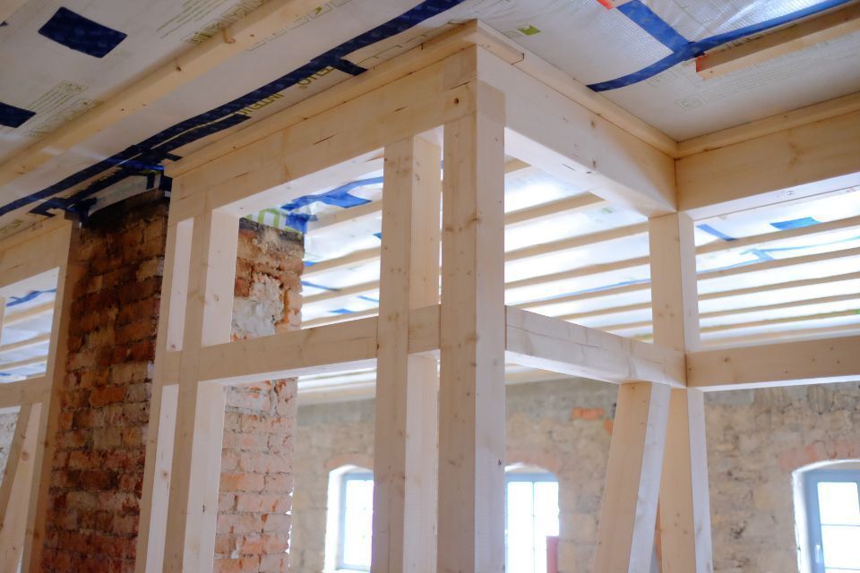 Rohbau aus Holz