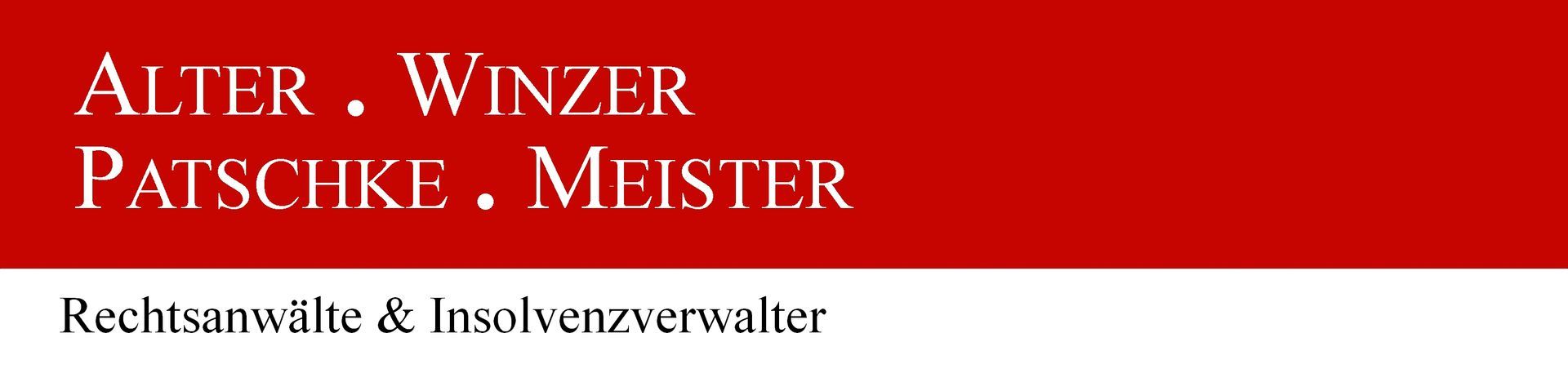 Logo | Alter · Winzer · Patschke · Meister – Rechtsanwälte Partnerschaft | Erfurt