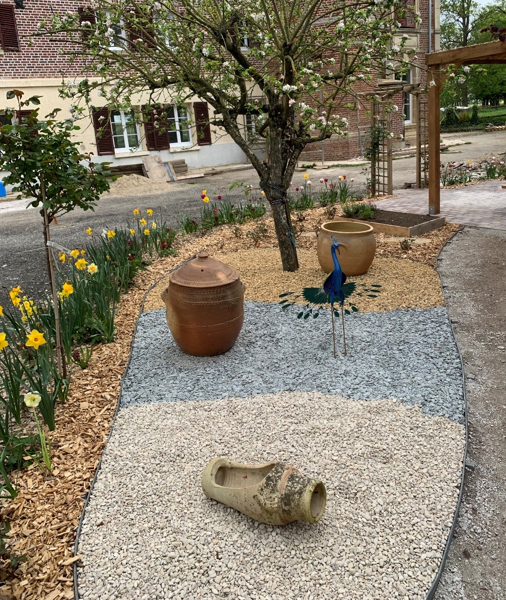 Différents matériaux d'agrégat