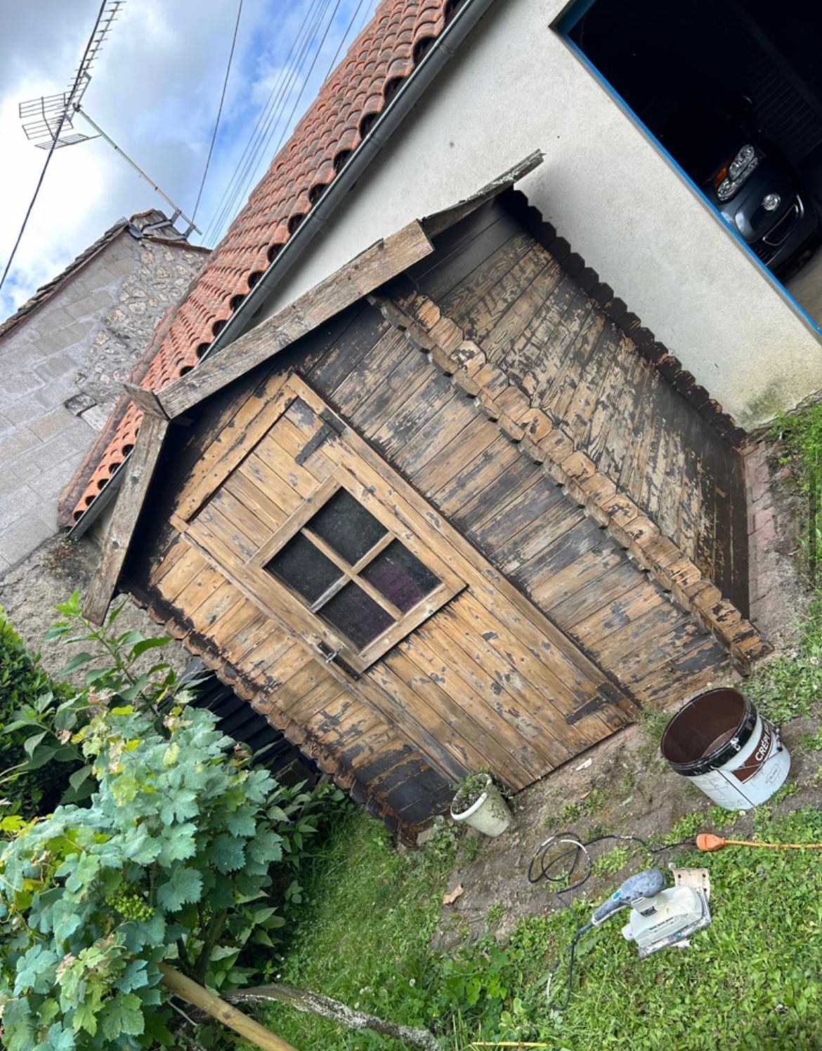 Cabanon de jardin poncé