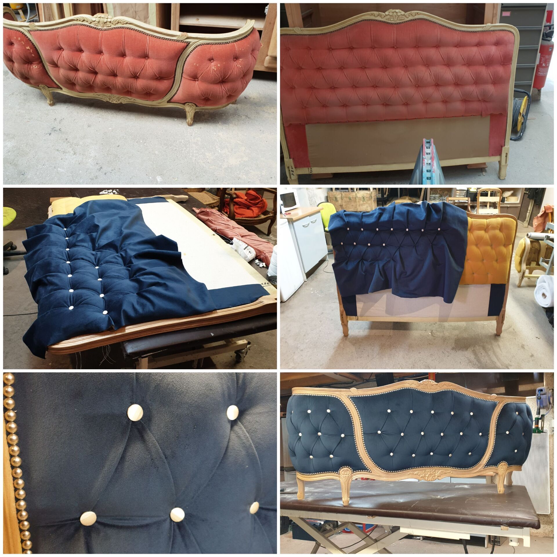 Restauration banquette