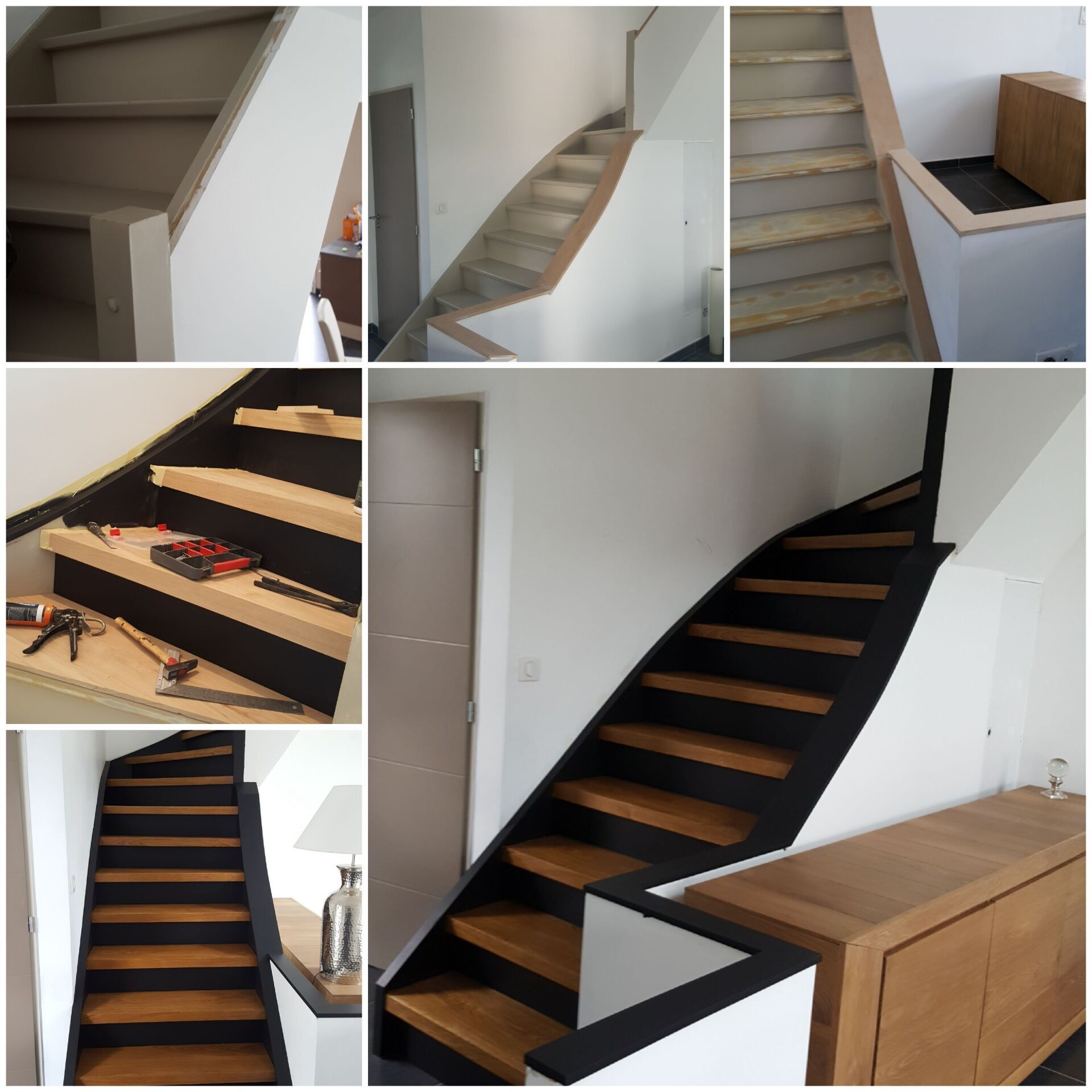 Restauration escalier en bois