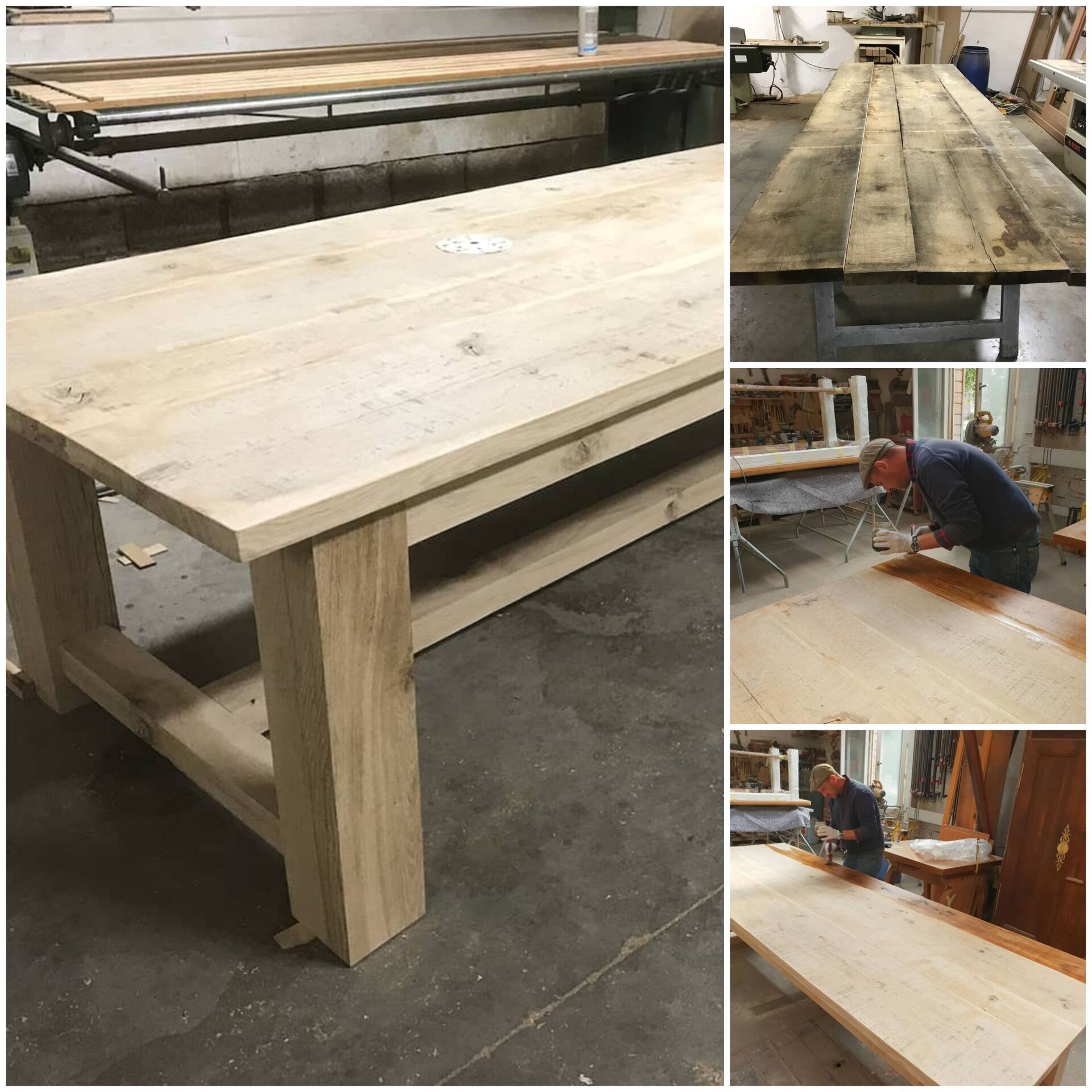Fabrication table en bois