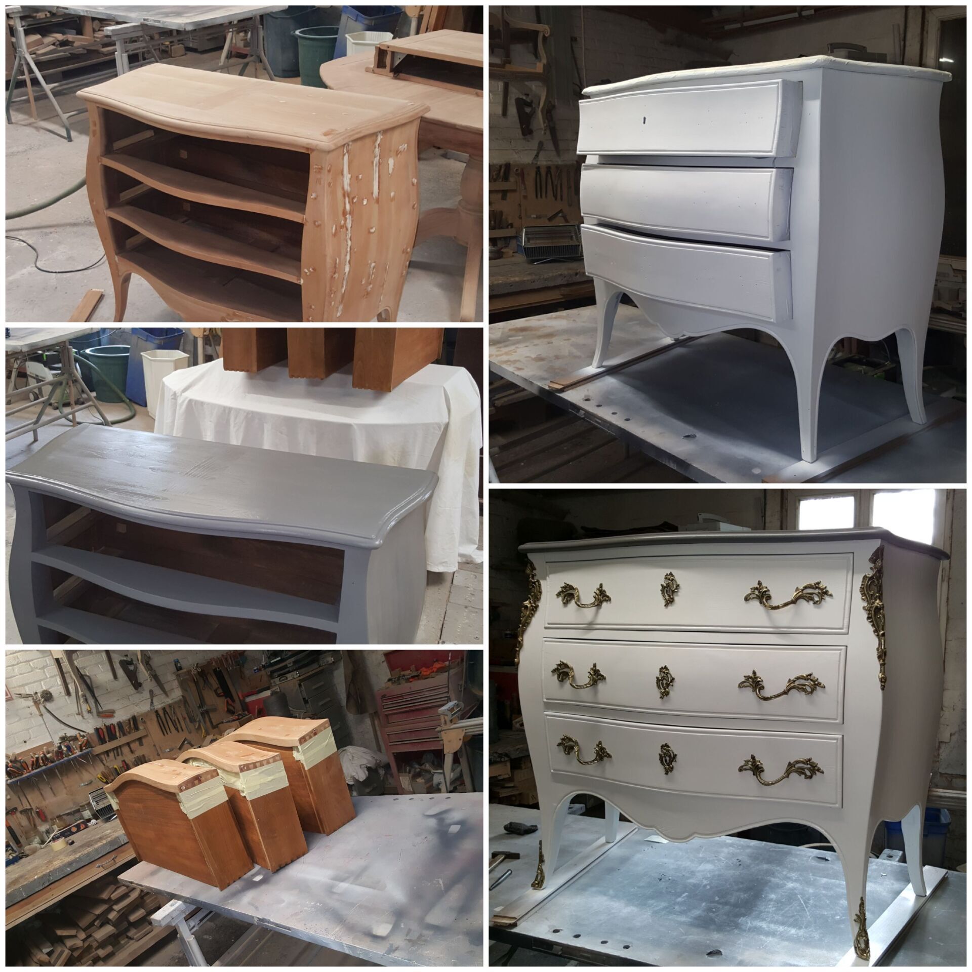 Commode blanche