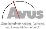 Logo der Avus GmbH, grauer Text „Avus“ mit Halbkreis und diagonaler Linie, darunter deutscher Text.