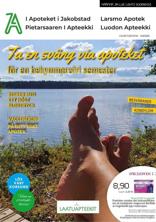 Pietarsaaren 1 Apteekki lehti