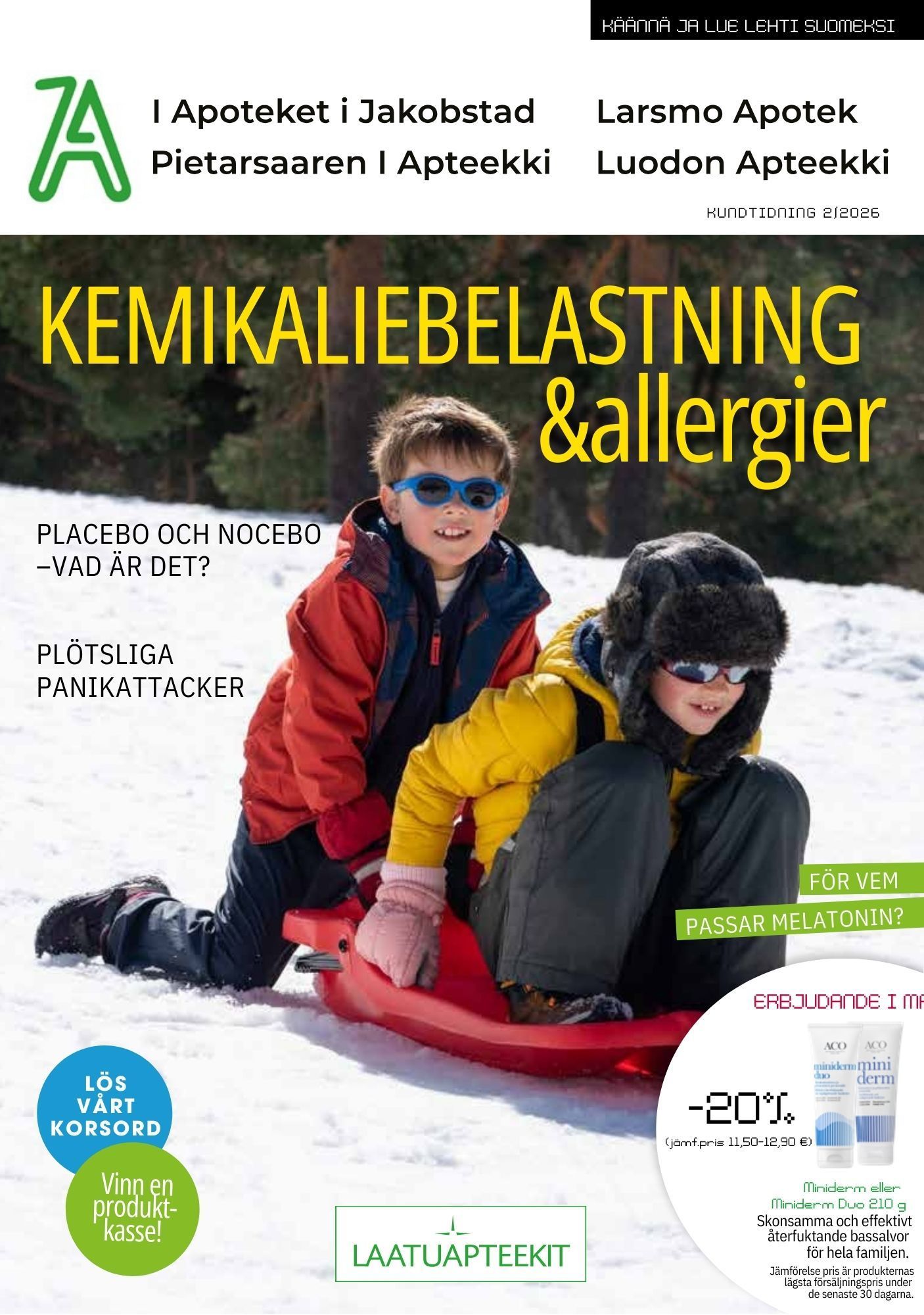 Pietarsaaren 1 Apteekki lehti