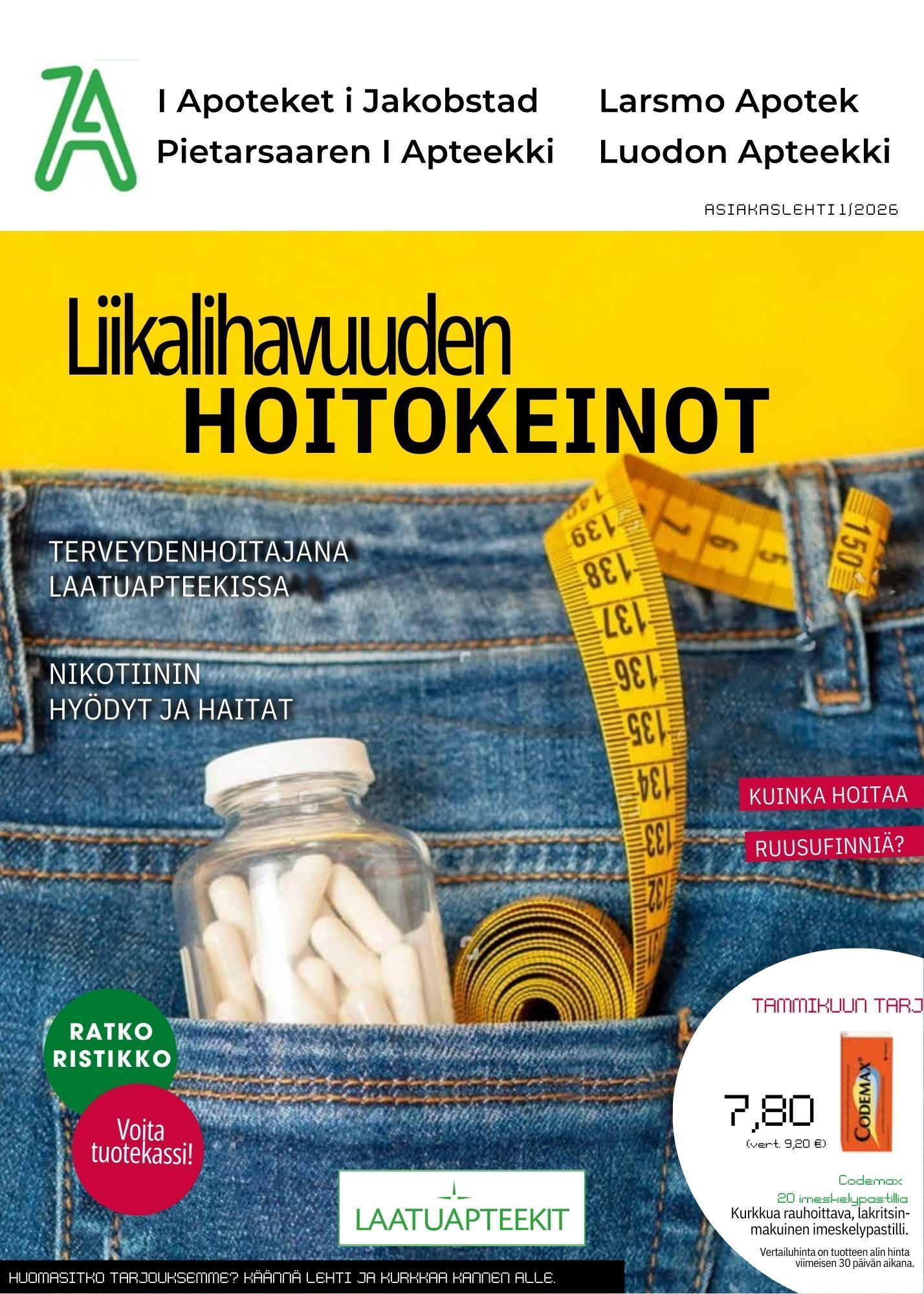 Pietarsaaren 1 Apteekki lehti