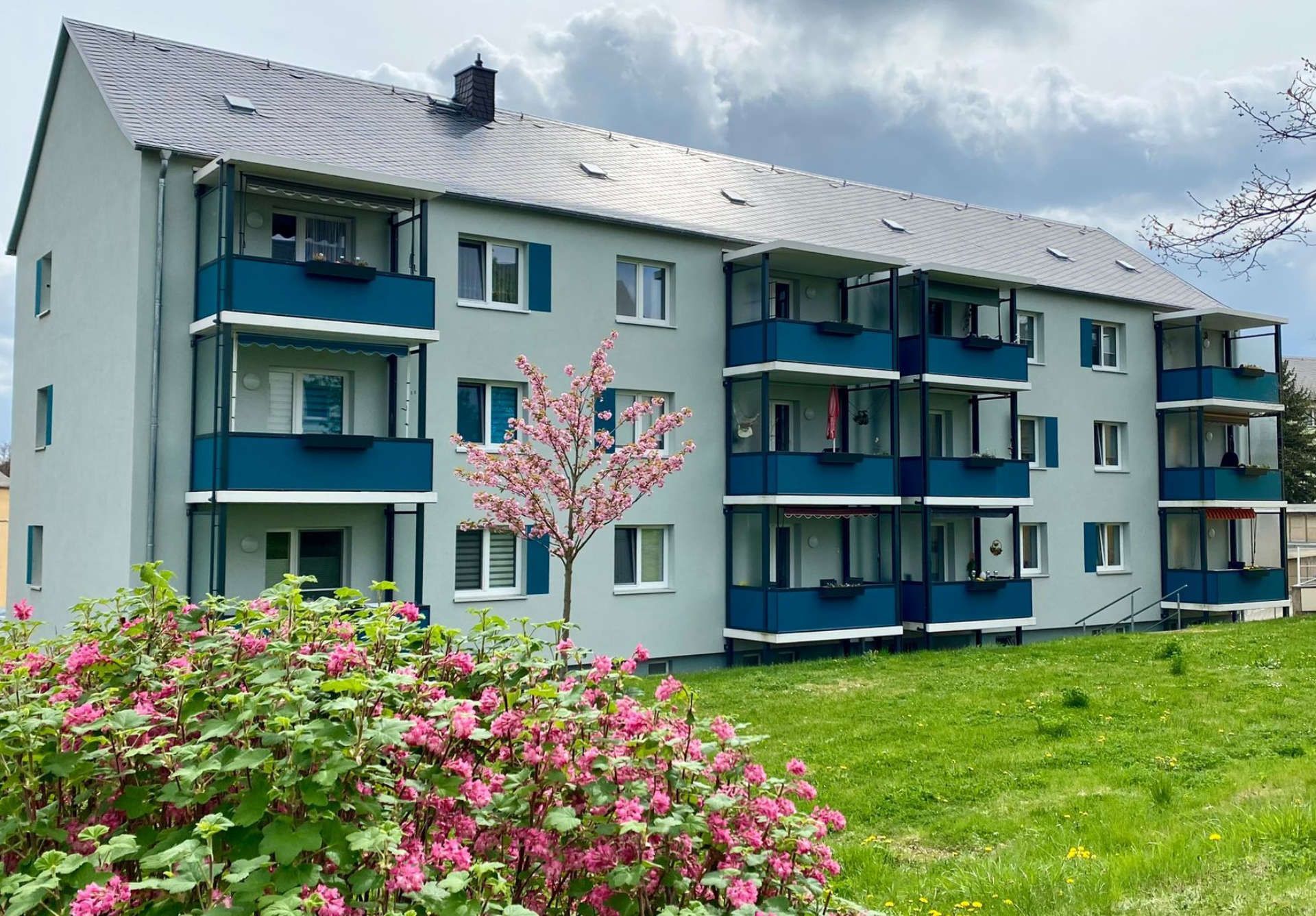 Wohngebäude der AWG in Triebes