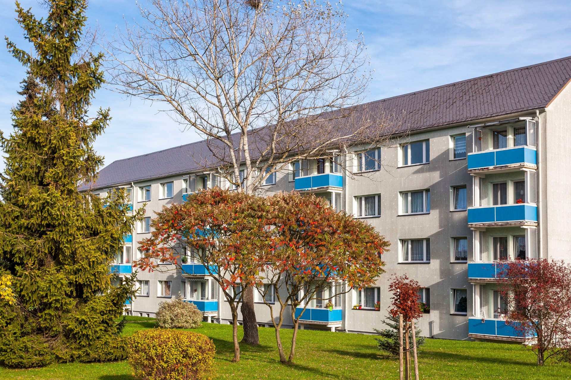 Wohngebäude der AWG in Triebes