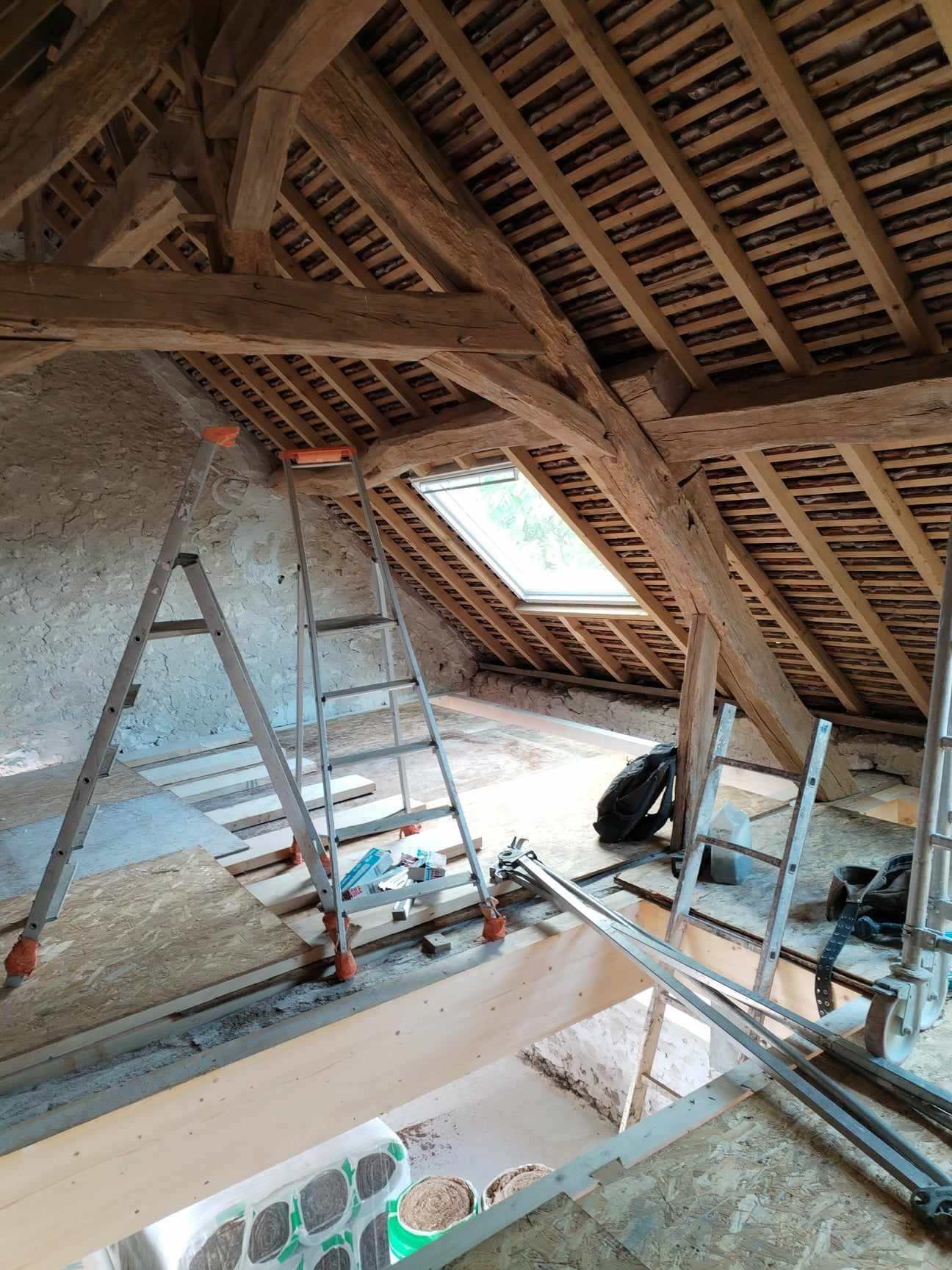 Aménagement de combles.