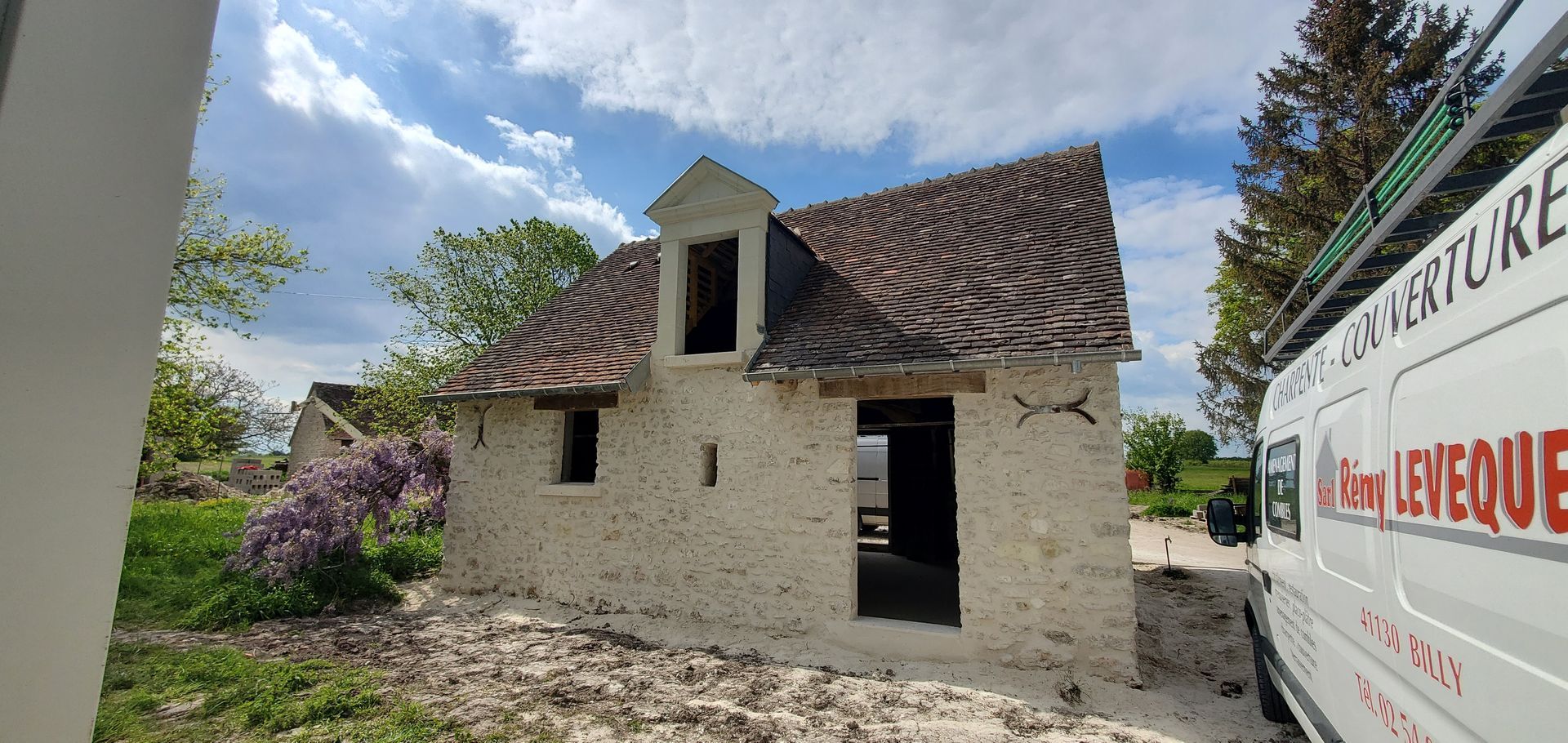 Construction d'un maison.