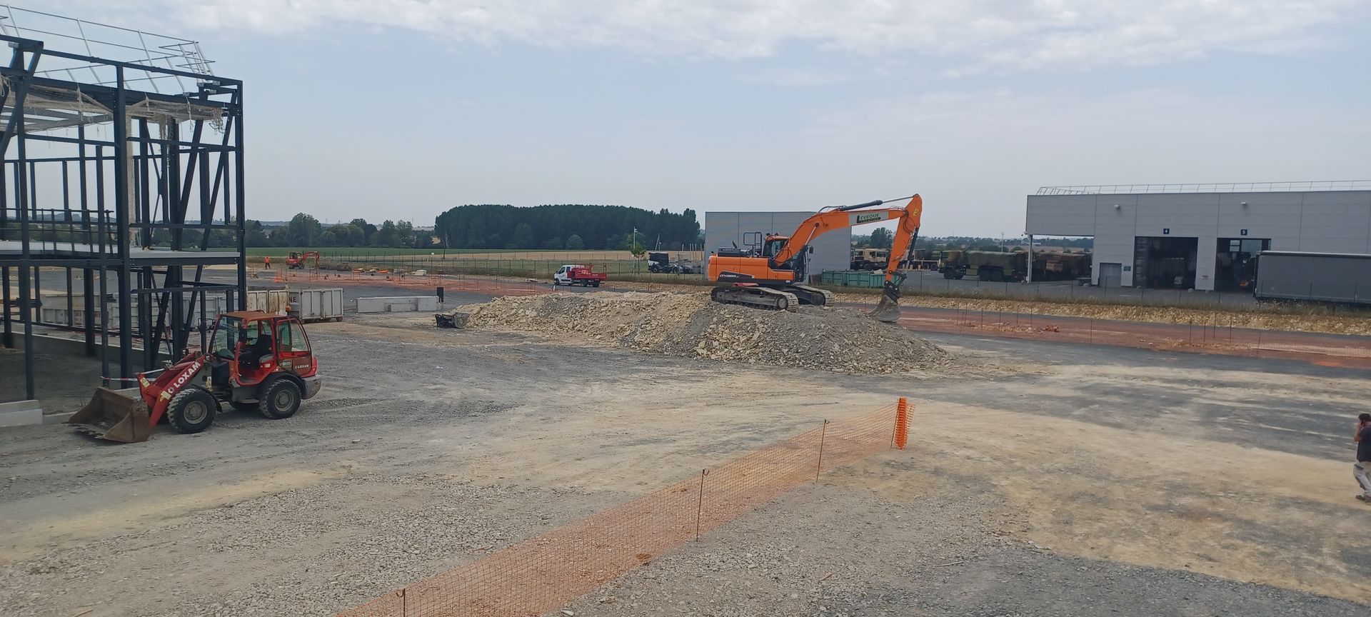 Terrassement extérieur.