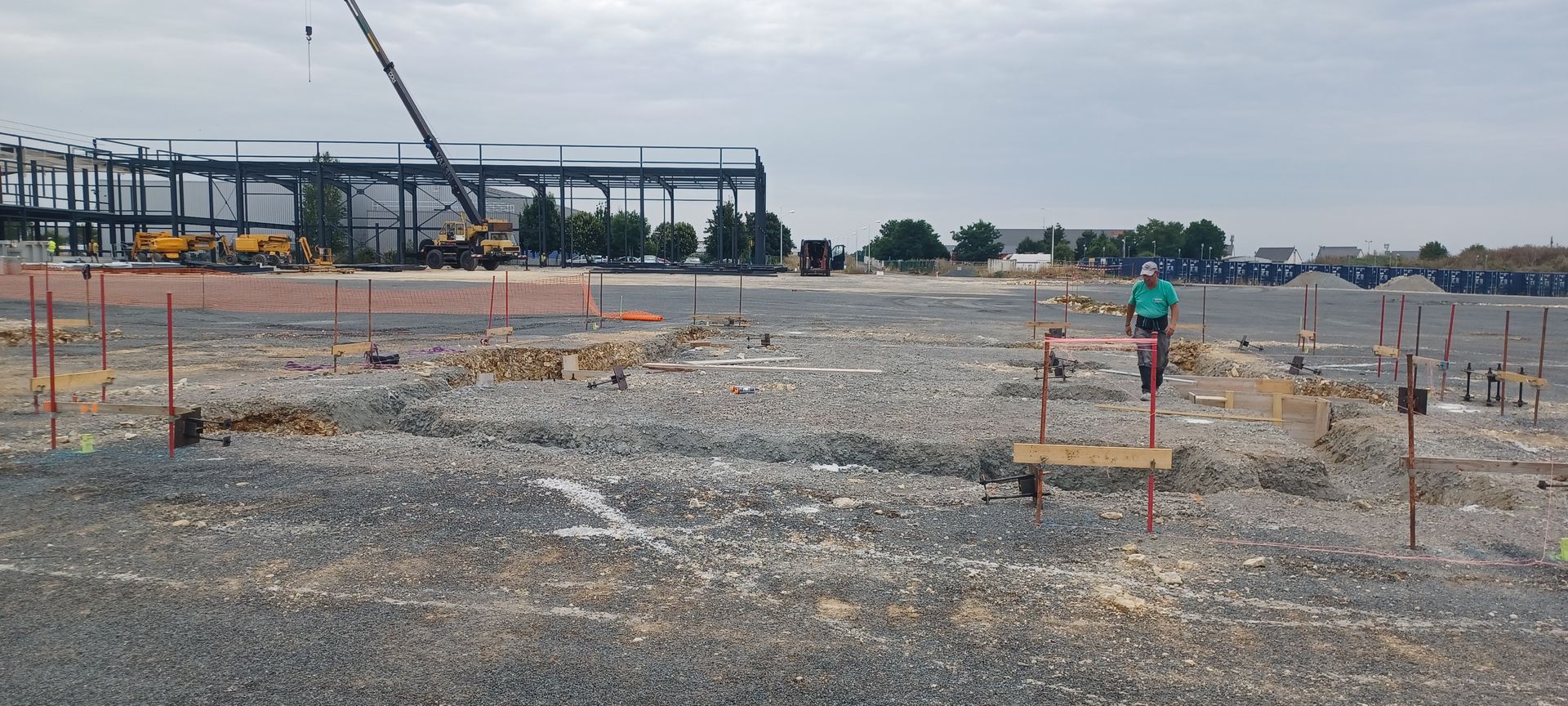 Aménagement de parking.