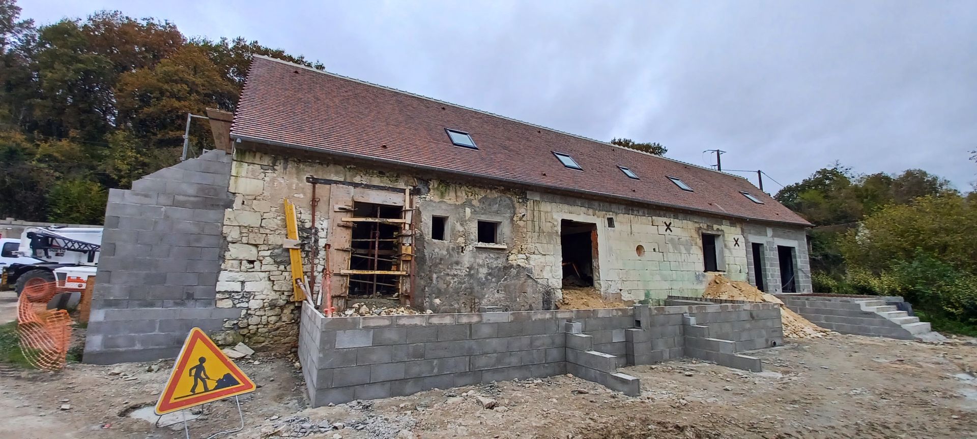 Agrandissement de maison.