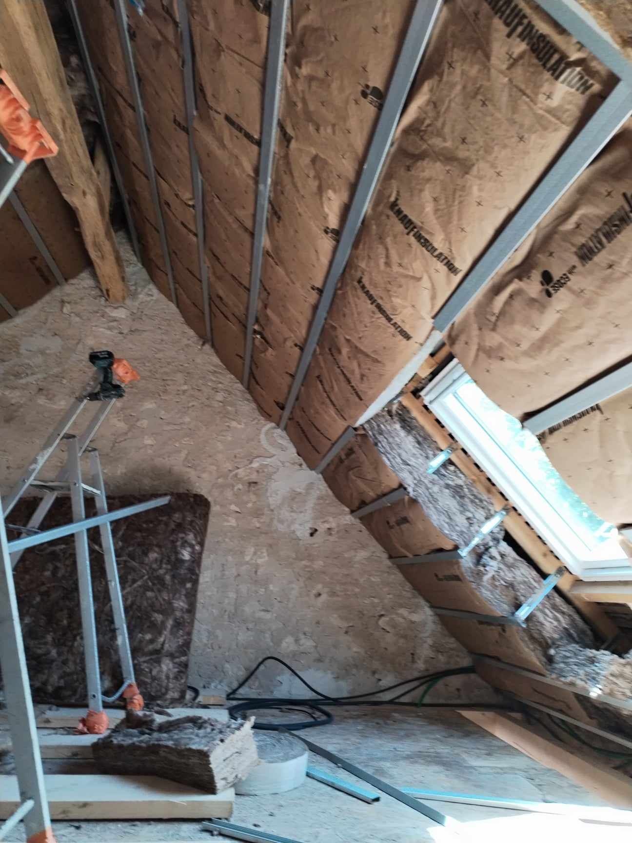 Rénovation d'isolation.