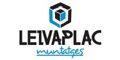 Se muestra un logotipo de leivaplac sobre un fondo blanco.