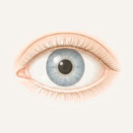Nahaufnahme eines menschlichen Auges mit blauer Iris