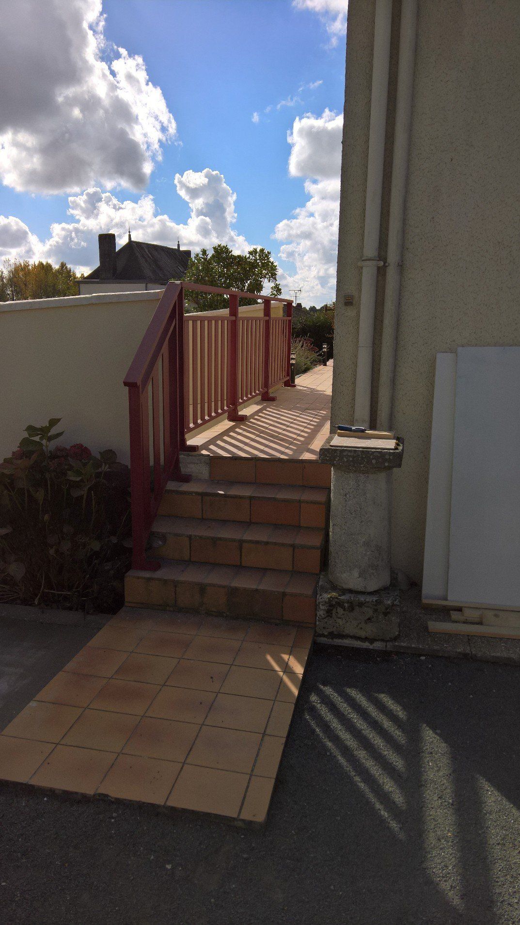 Après remplacement de clôture