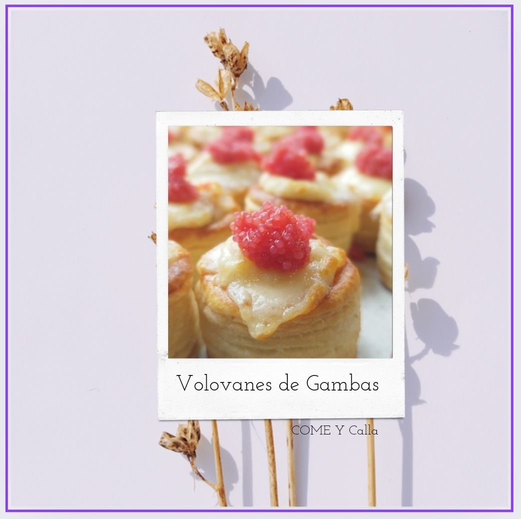 Una imagen de un postre llamado volovane de guimos