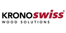 Logotipo da Kronoswiss Wood Solutions. 