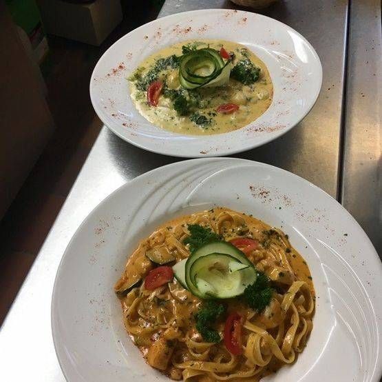 Restaurant Schwert Pasta Gericht