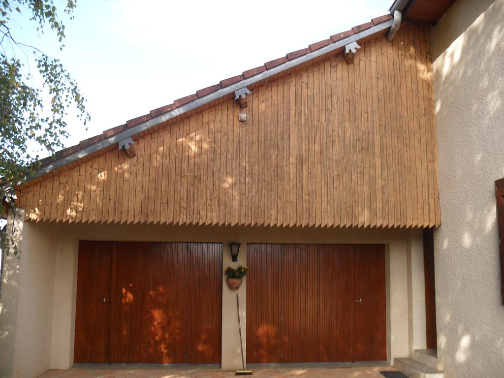 Façade bois après