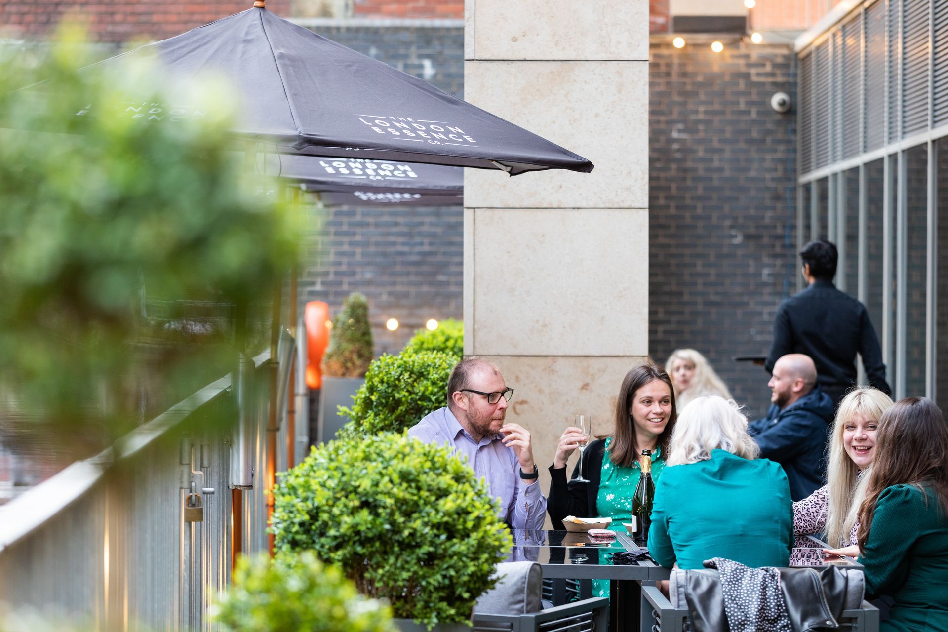 terraceview with people chatting