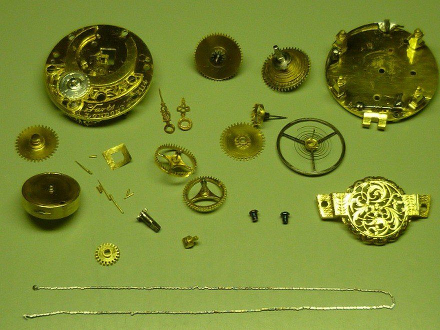 Restauration montre coq