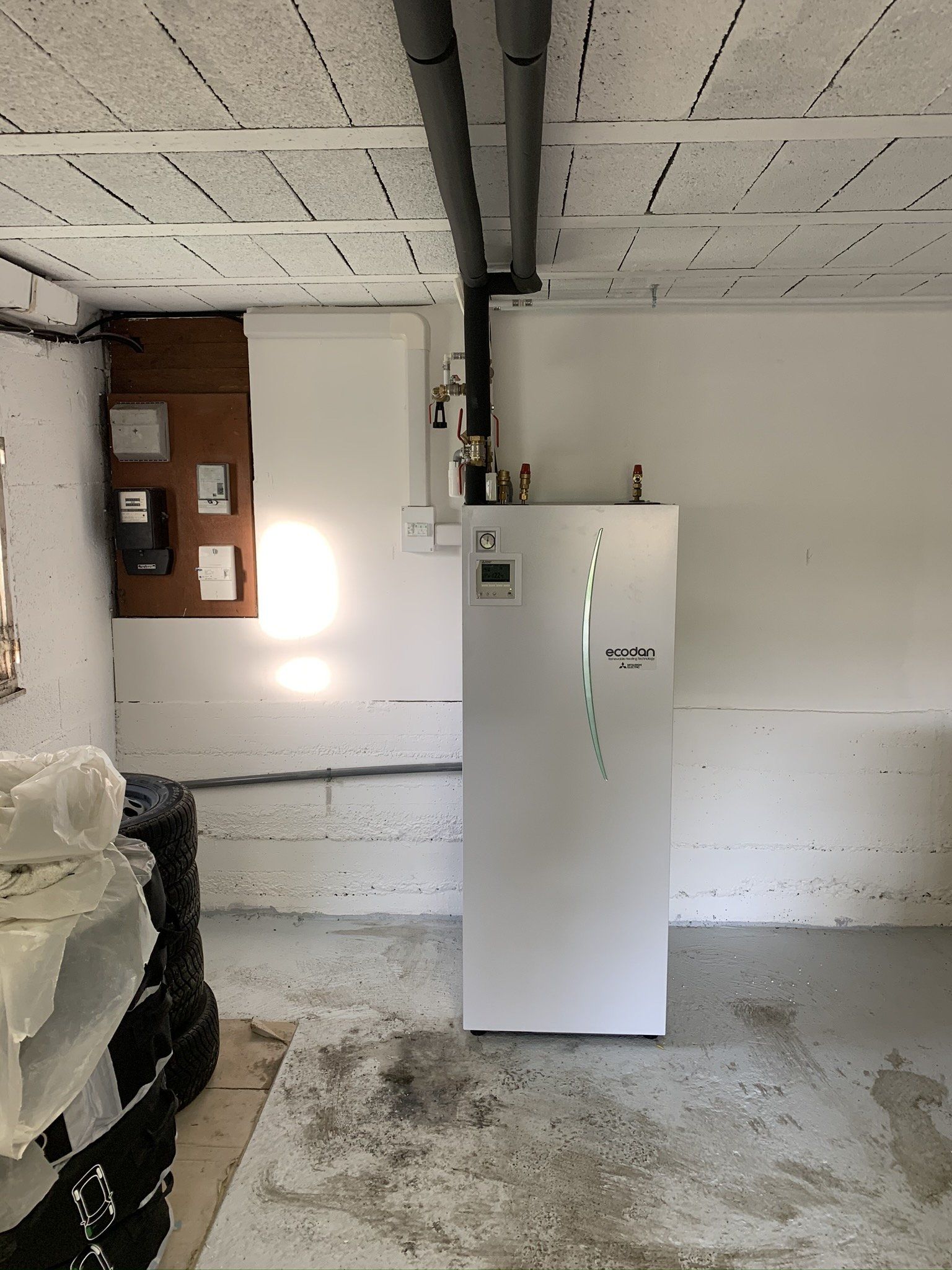 Pose de pompe à chaleur