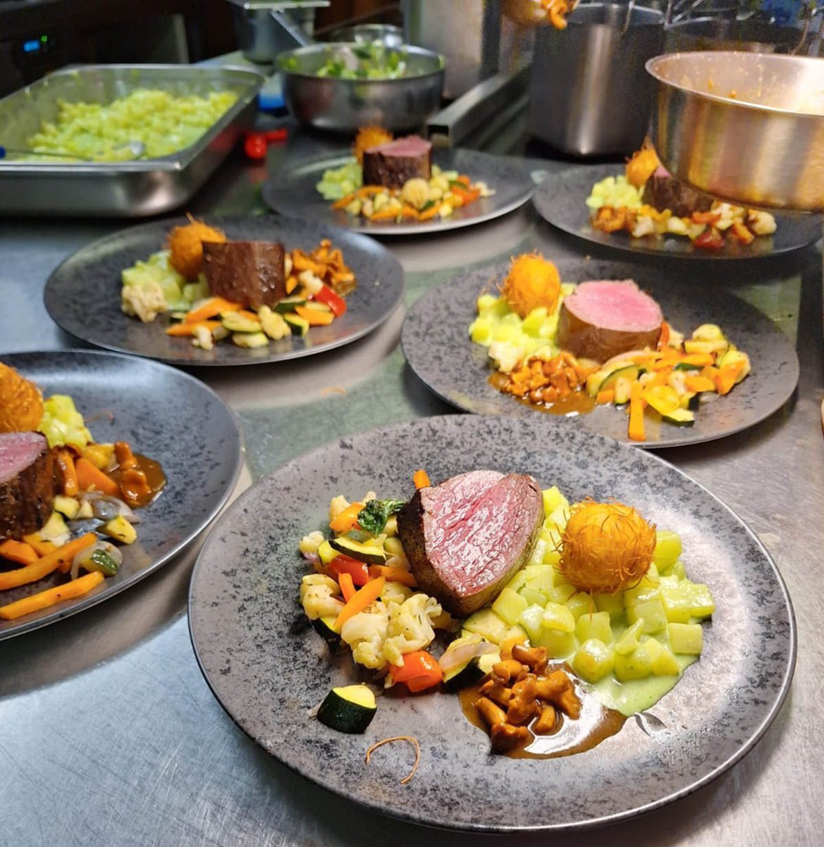 Rinderfilet auf Bärlauch-Rahmkartoffeln