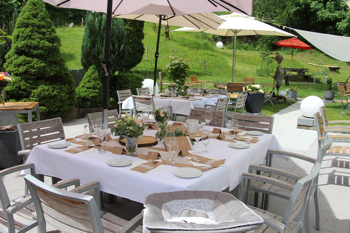 Jubiläum auf der Garten-Terrasse