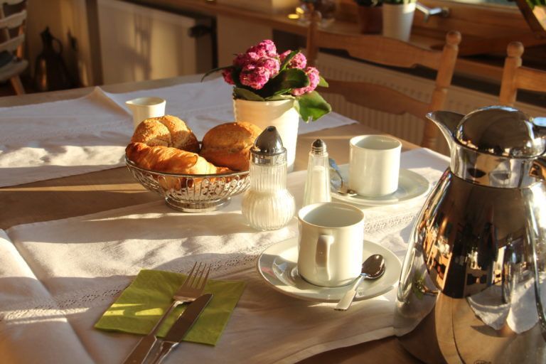 Sonnenschein zum Sektfrühstück