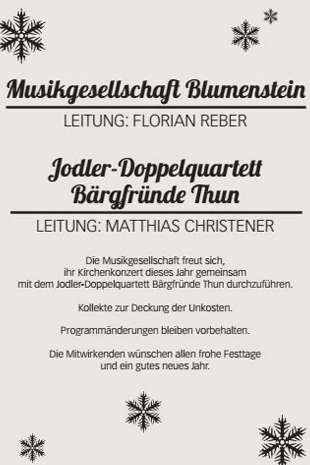 Musikgesellschaft Blumenstein
