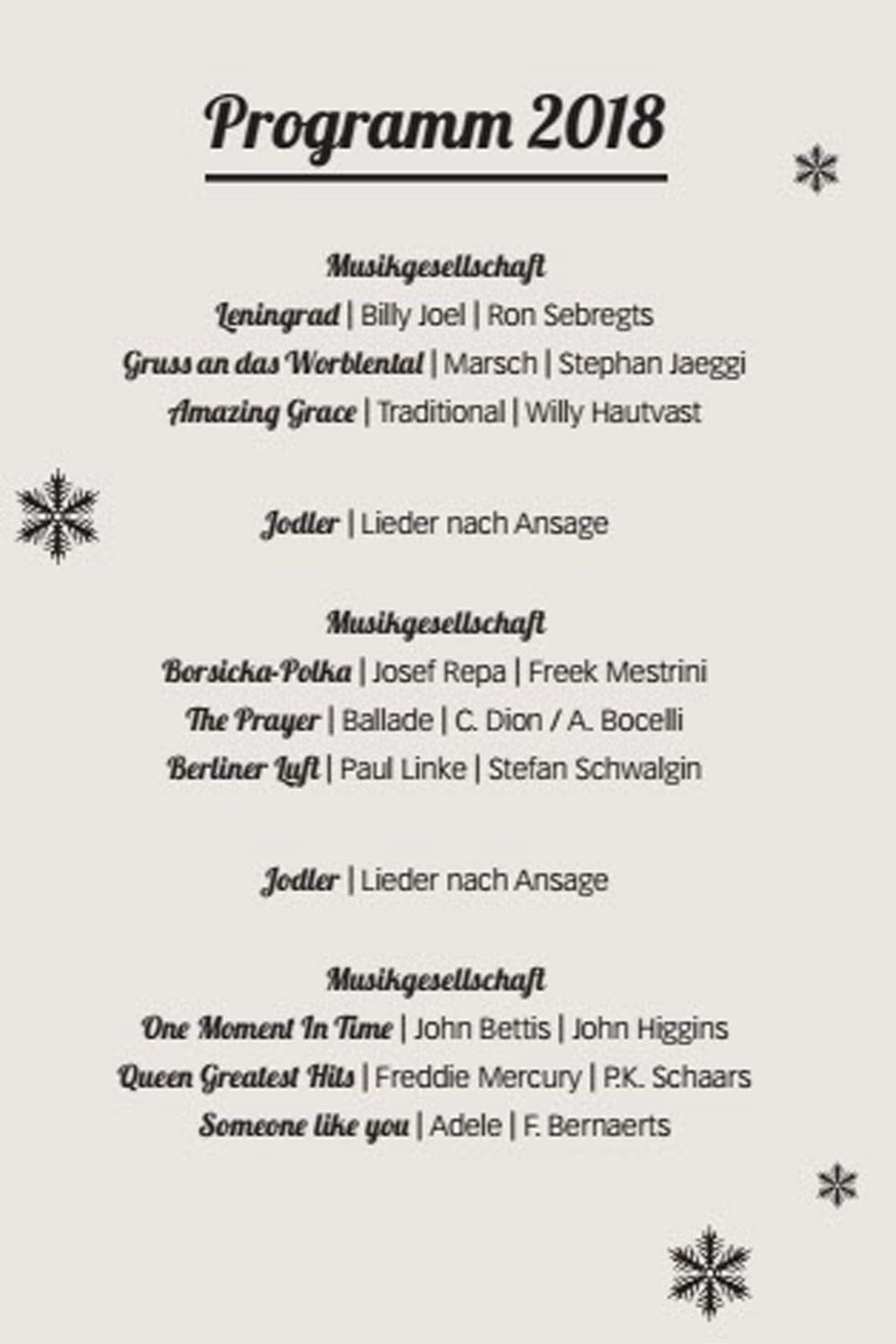 Musikgesellschaft Blumenstein