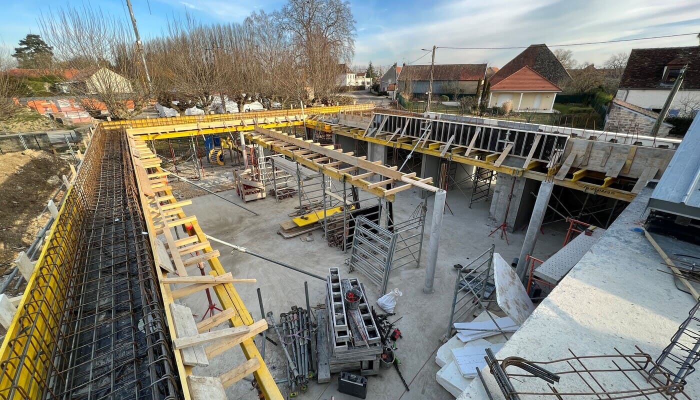 Bâtiment en cours de construction