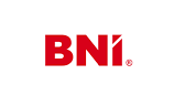 Das BNI-Logo ist rot auf weißem Hintergrund.