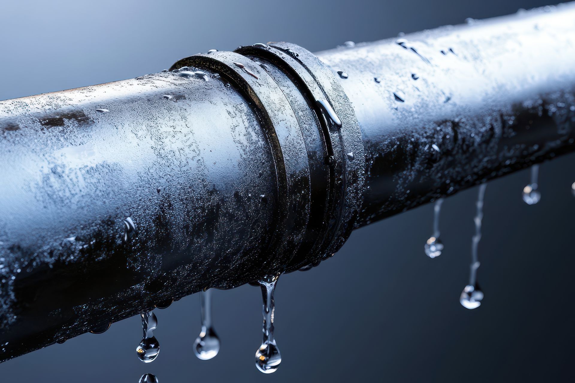 Fuite d'un tuyau d'eau