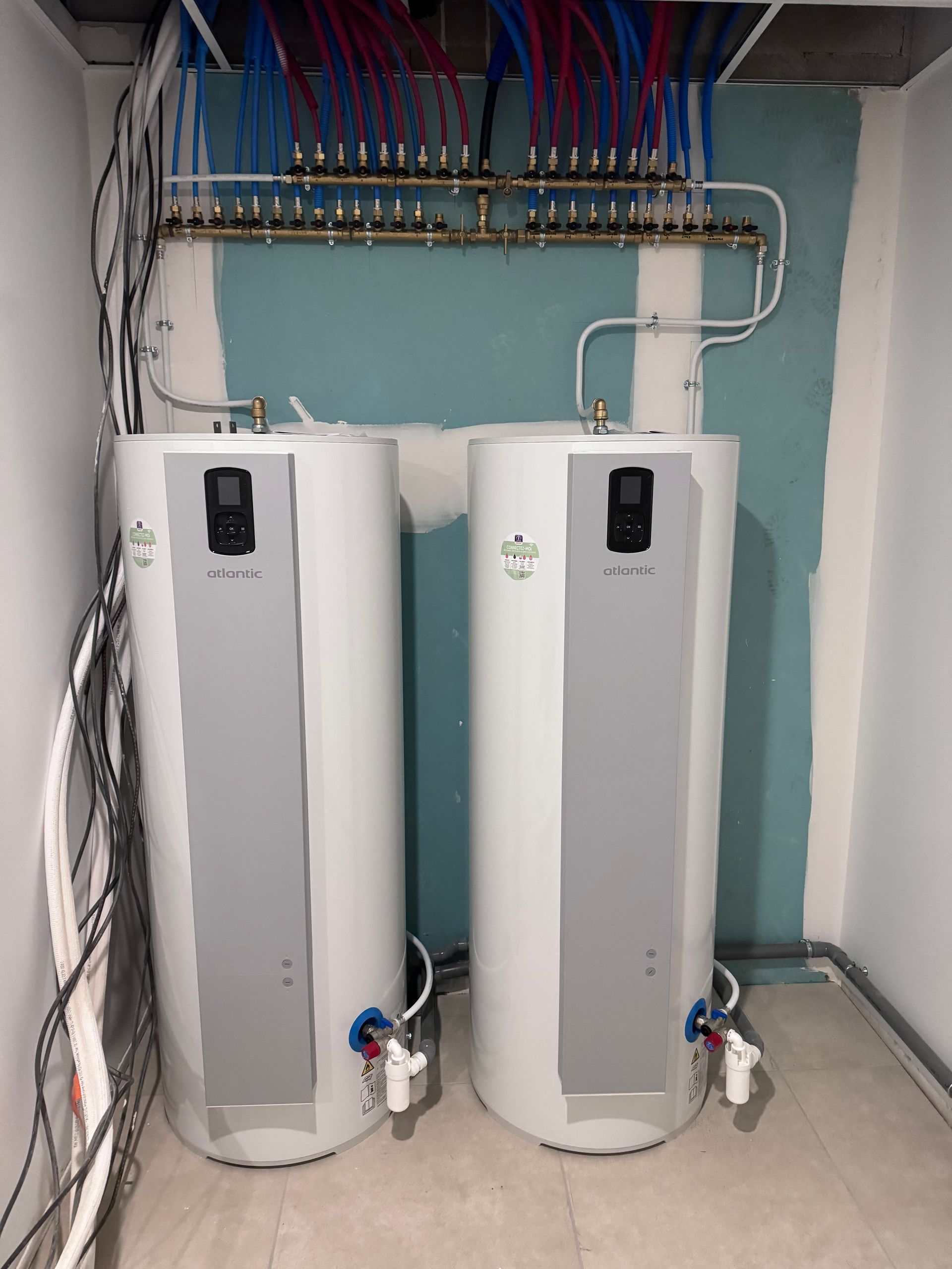 Pose de deux chauffe-eau