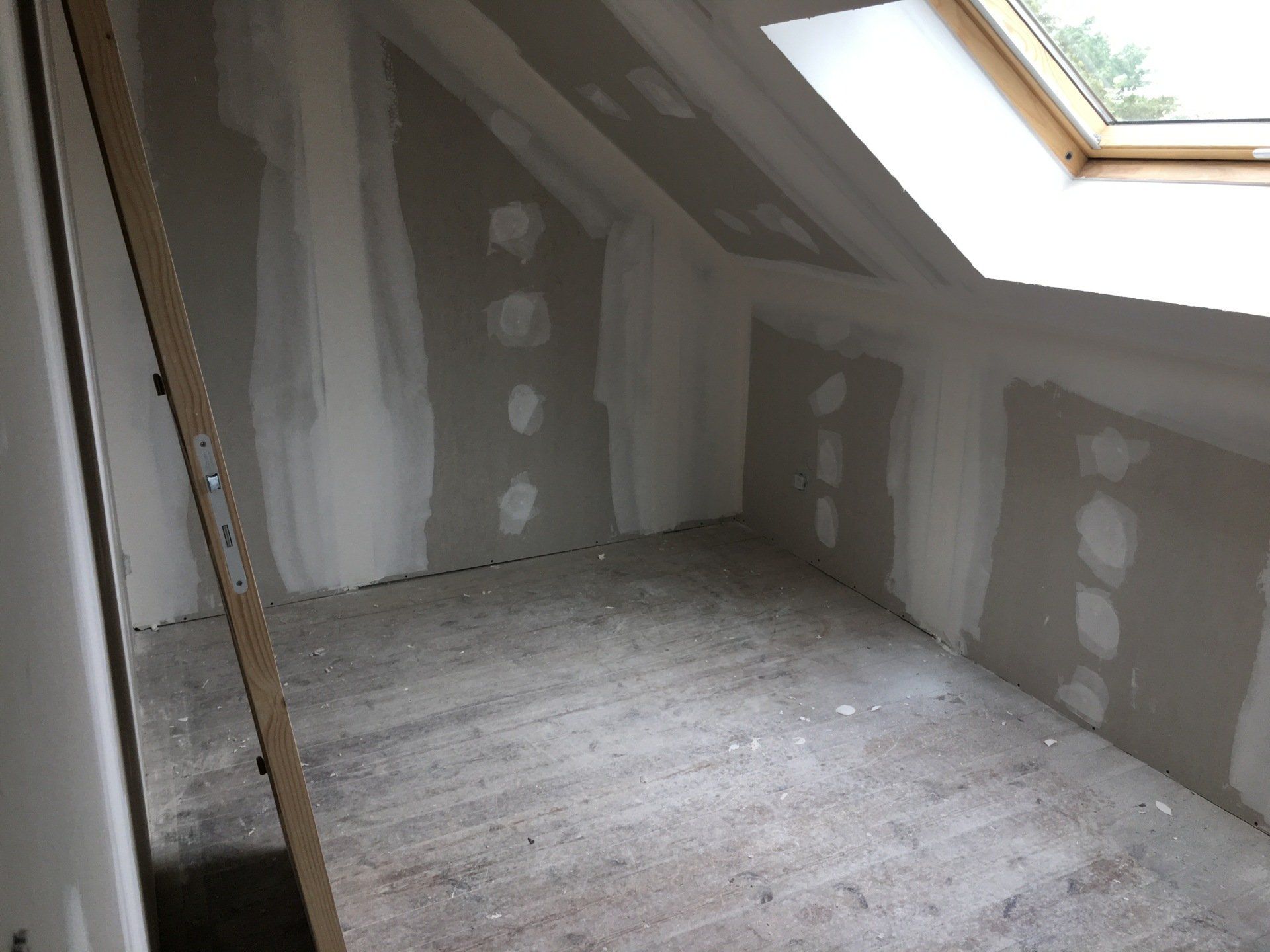 préparation des murs