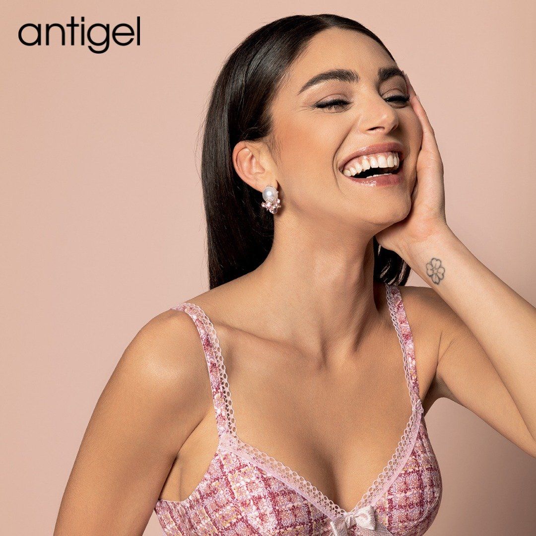 Soutien-gorge tartan rose