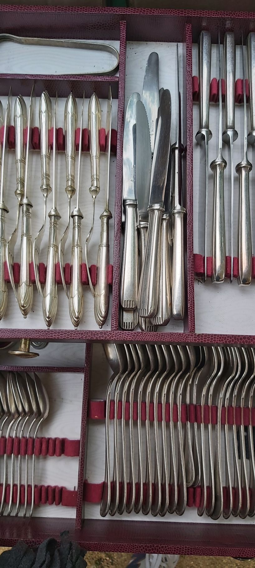 Des couverts en argent