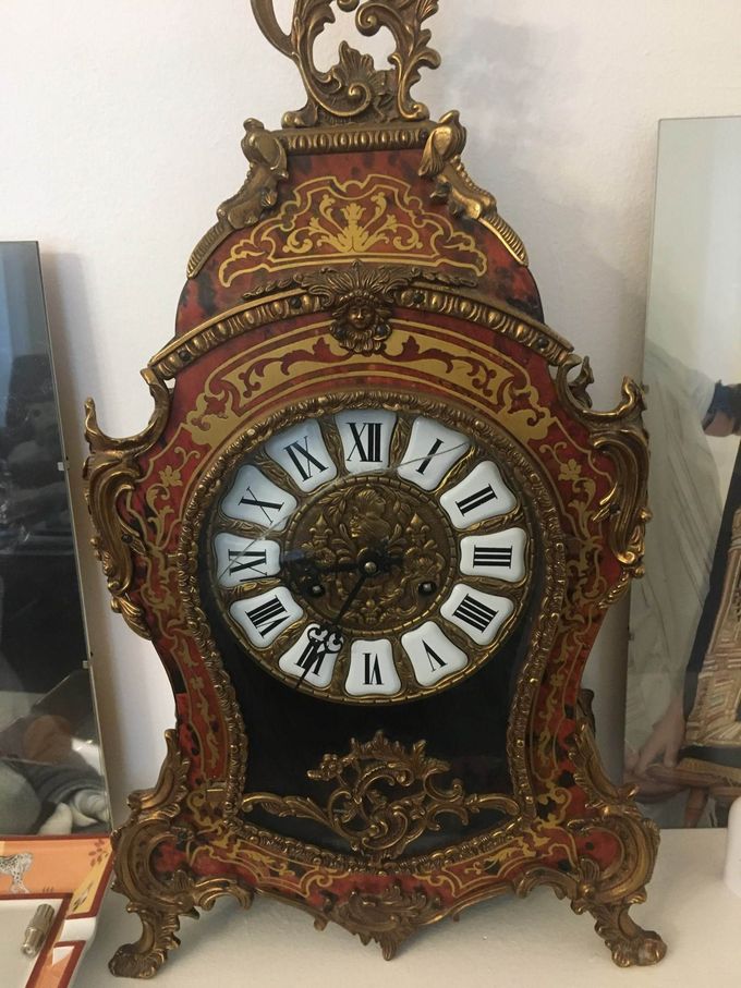 Horloge ancienne avec dorures