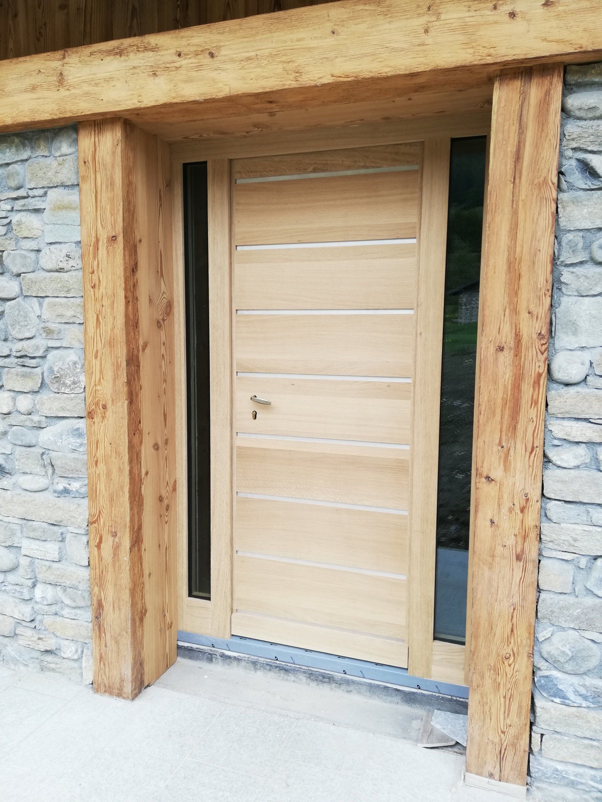 Porte d'entrée contemporaine