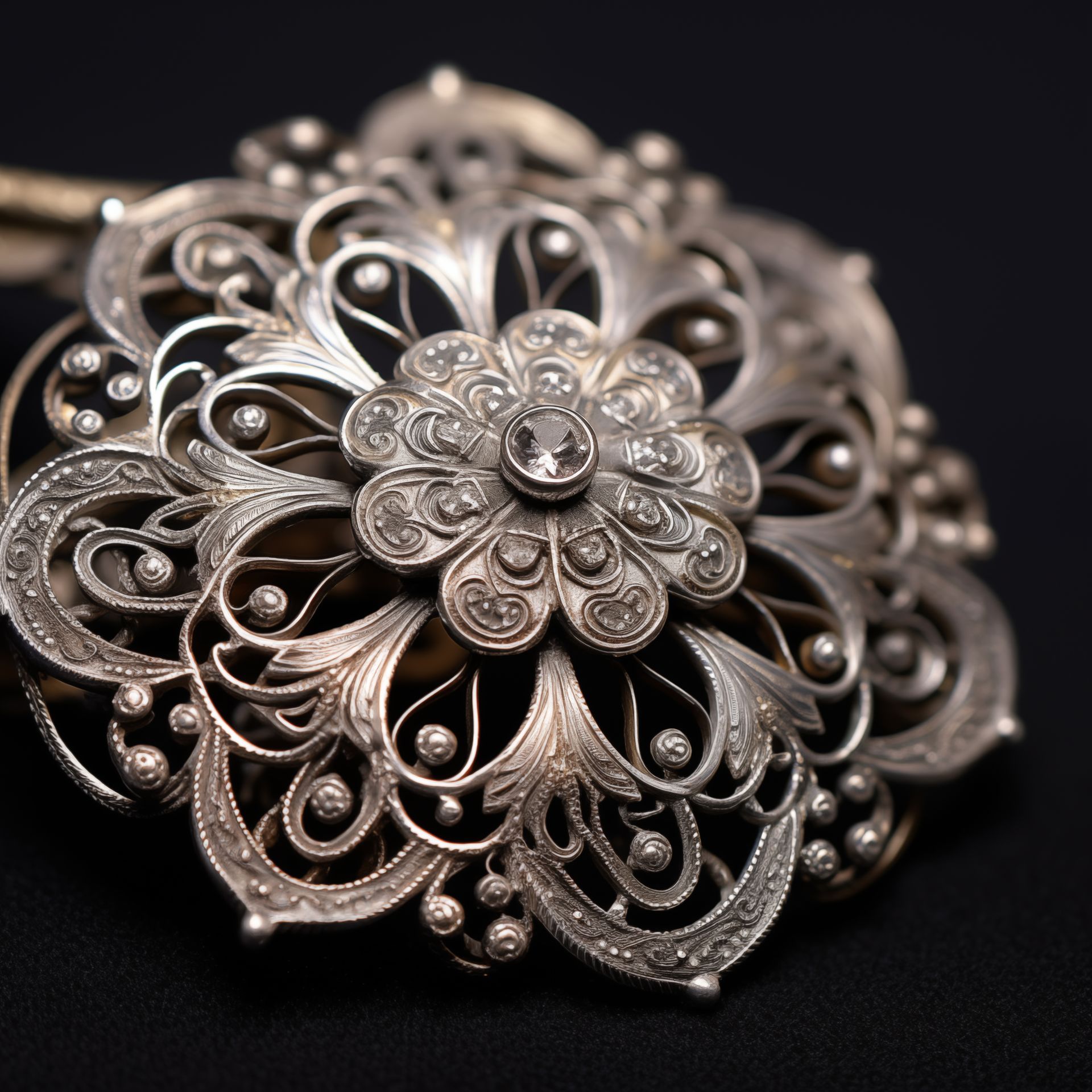 Ancienne broche signée