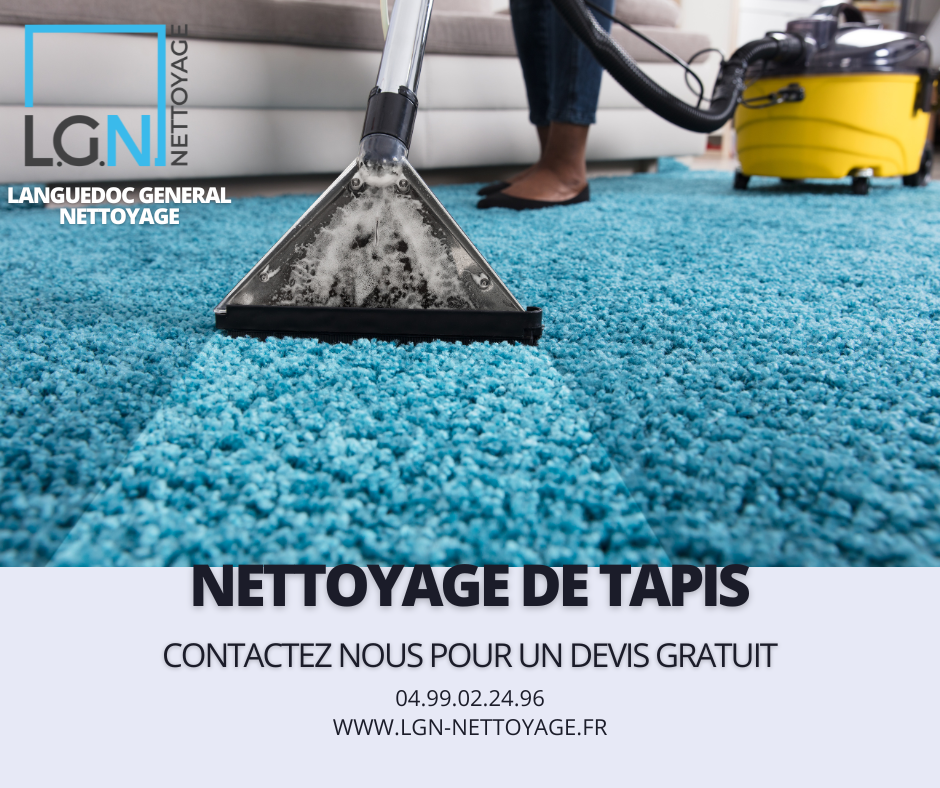 Une moquette et un aspirateur