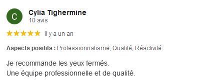 Avis d'un client (10)