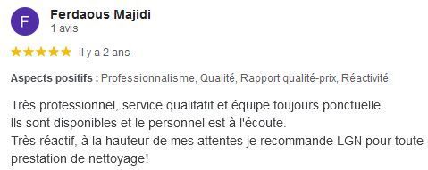 Avis Google d'un client (9)