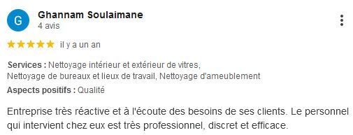 Avis Google d'un client (8)